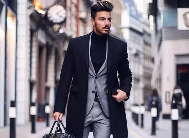 一衣多穿|3种高领毛衣搭配,你就是冬日里的男神本人!