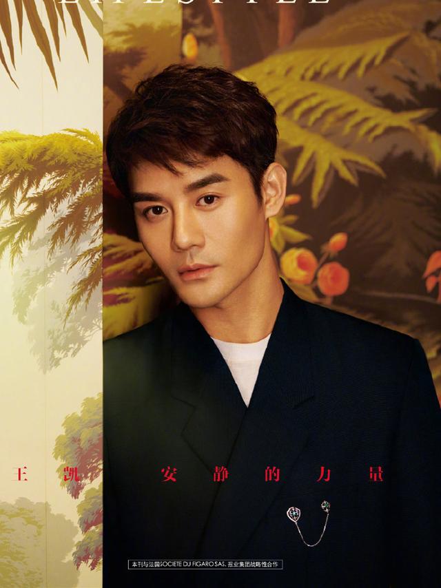 王凯厉害了,全新杂志造型上线,穿西装居然也能有年味?