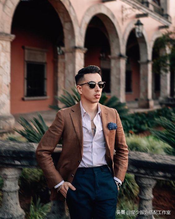 这个中国男模衣品绝了,一套衣服延伸了八种风格