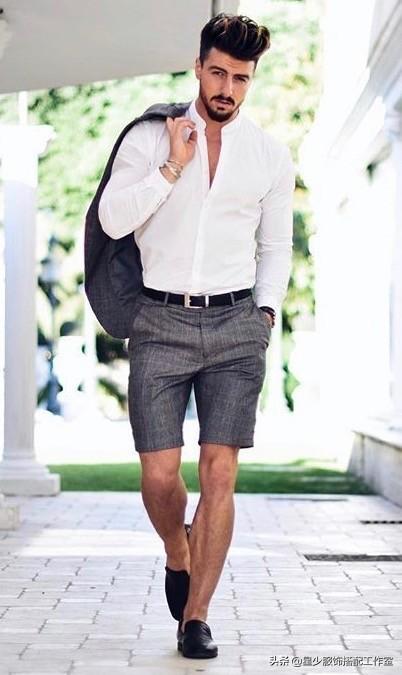 男人长袖短裤椰子鞋丑?从“被吐槽”到“被夸赞”只差这三招
