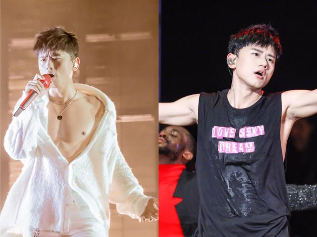 演唱会展露肌肉的张杰,真不是一般的帅