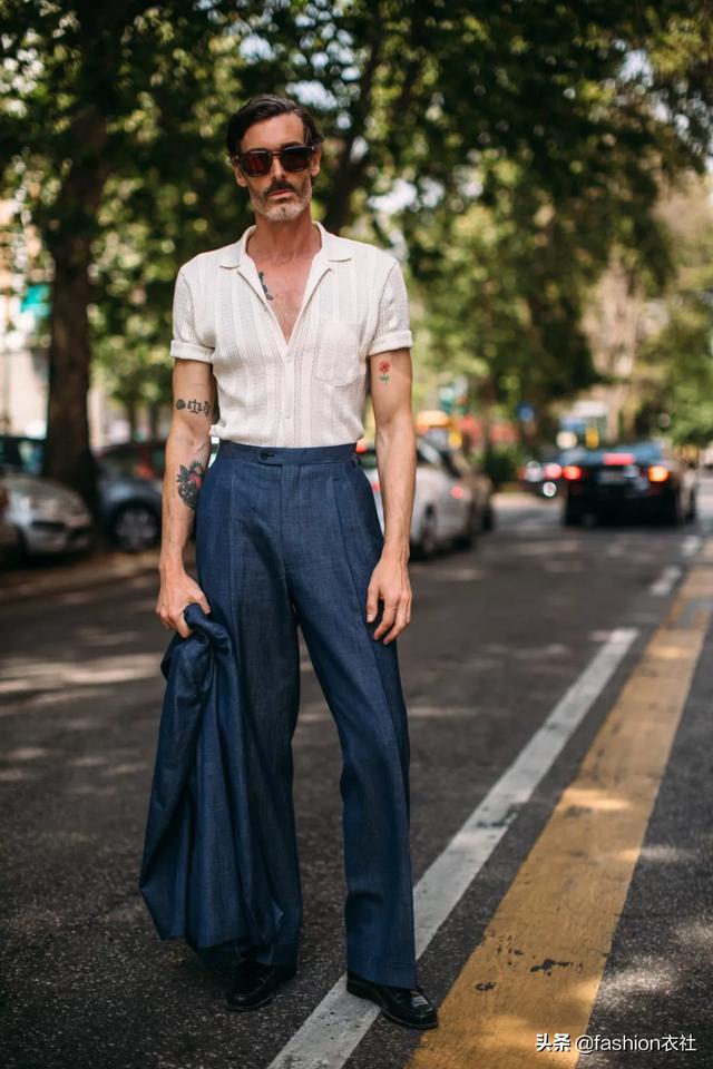 男士,穿针织感上衣,原来这么好看?