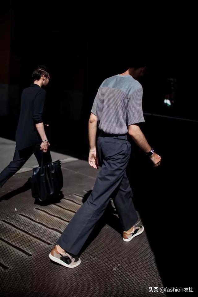 男士,穿针织感上衣,原来这么好看?