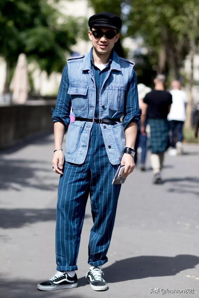 男士,这样穿工装服,能不潮?