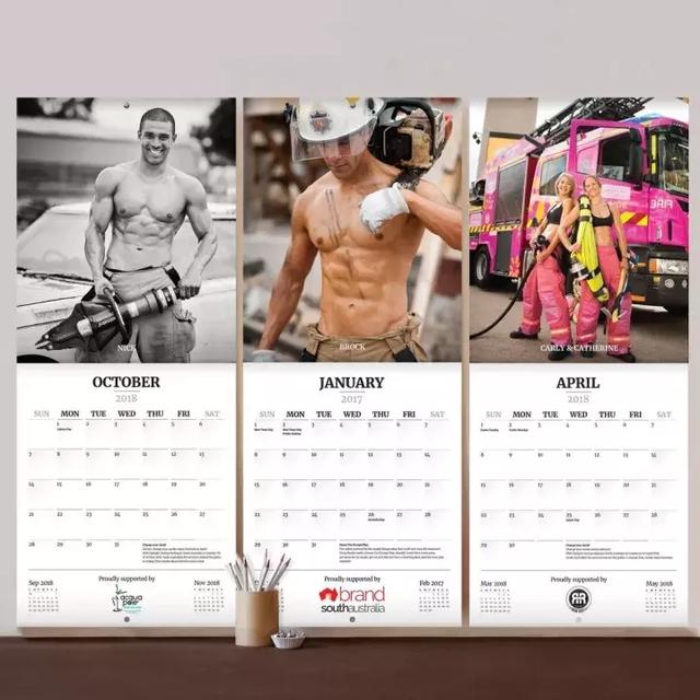 澳大利亚消防员2019年日历新鲜出炉,各个都是行走的荷尔蒙