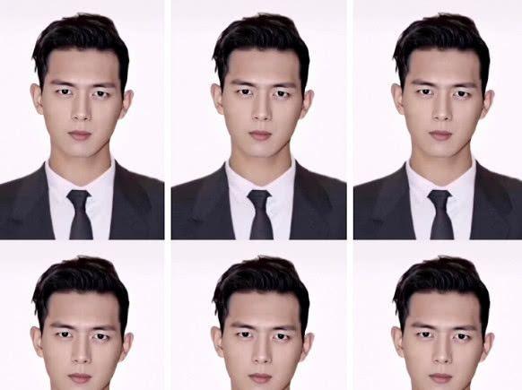 男明星的证件照,真的是帅到没朋友