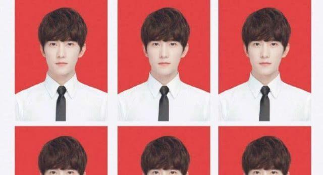 男明星的证件照,真的是帅到没朋友