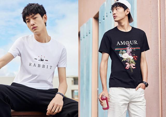 纯色t恤太单调!印花t恤才更有趣