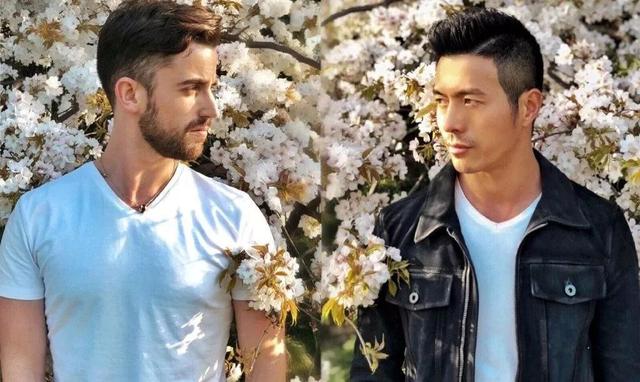 曾被疯传小视频的男模李小兵,发与男友甜蜜照秀恩爱