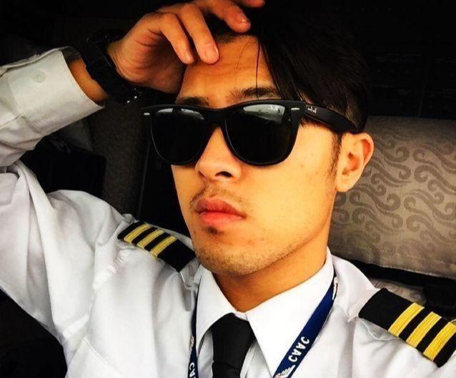 185CM飞行员男人味十足,帅气照片常被盗用