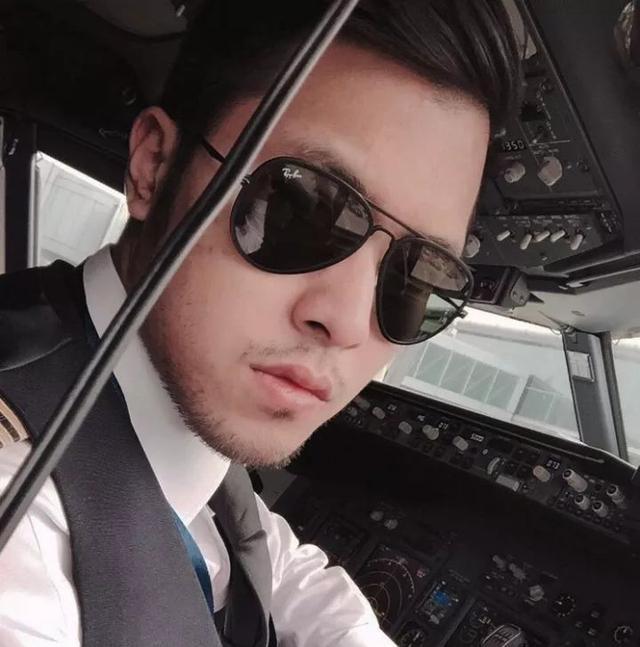 185CM飞行员男人味十足,帅气照片常被盗用