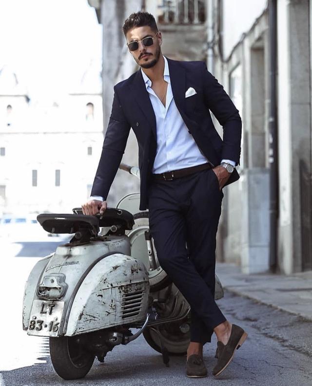 O型身材的男人别着急,教你3招选西装,“天鹅腰”也眷恋你