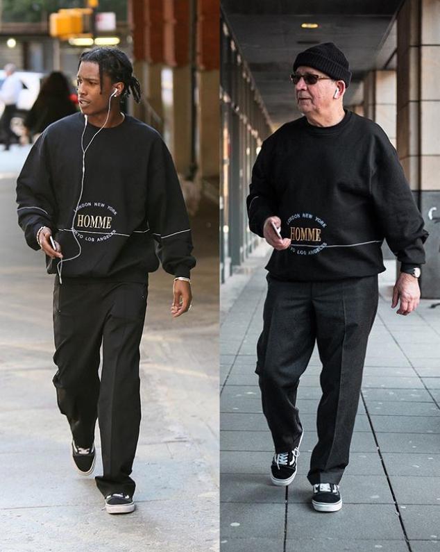 74岁还在追潮流,通过搭配分享,拥有82万粉丝