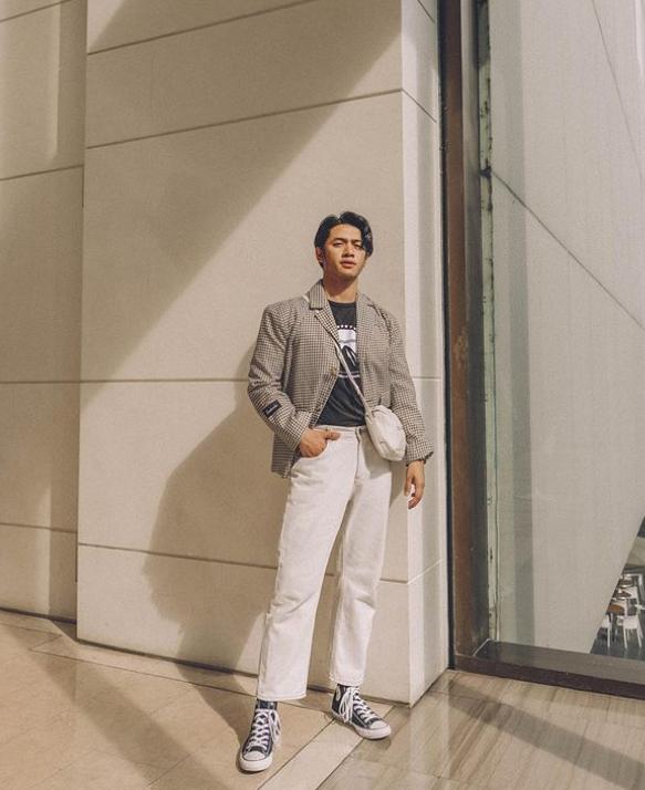 能穿好白色裤子的男人,魅力都不会差!这样穿造型优雅时髦