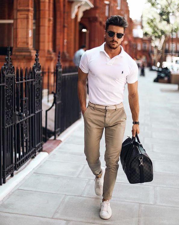 Polo衫这么经典,你却总是穿不好?教你3种搭配模板,照着学就行