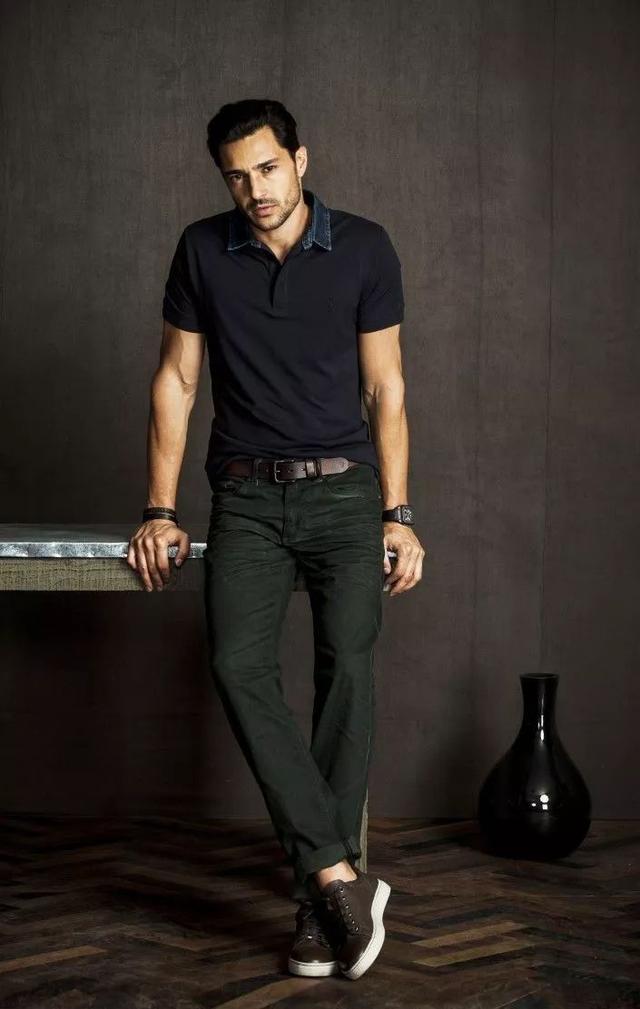 Polo衫这么经典,你却总是穿不好?教你3种搭配模板,照着学就行