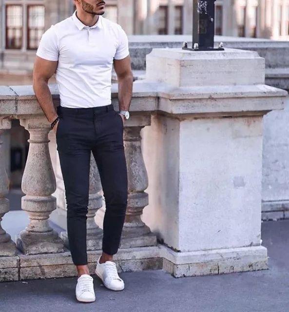 Polo衫这么经典,你却总是穿不好?教你3种搭配模板,照着学就行