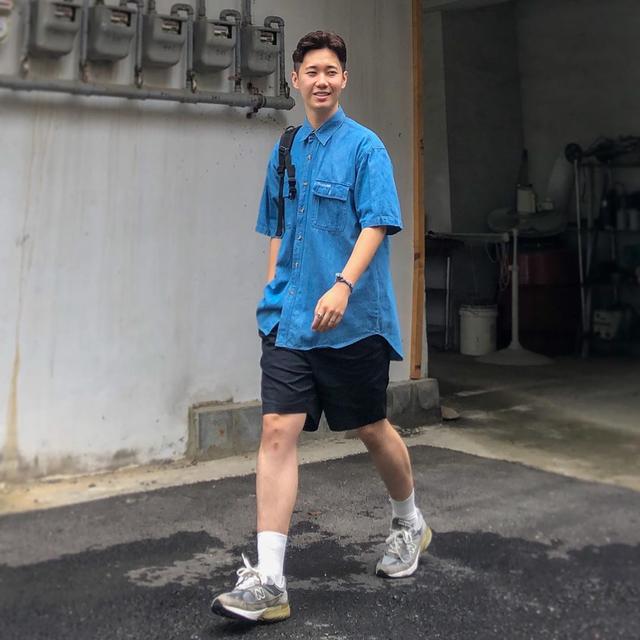 男生夏日别乱穿衣服,有这5套短裤穿搭就够了,帅气阳光颜值高