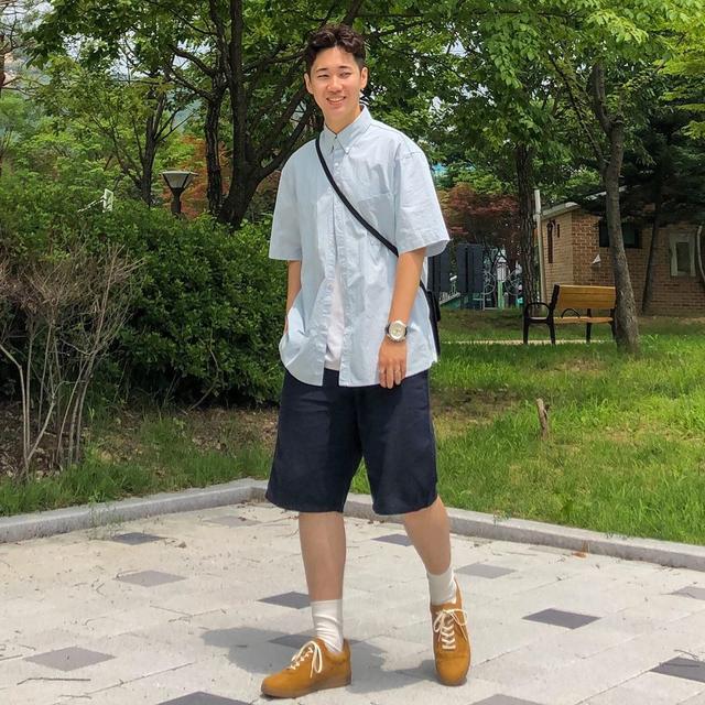 男生夏日别乱穿衣服,有这5套短裤穿搭就够了,帅气阳光颜值高