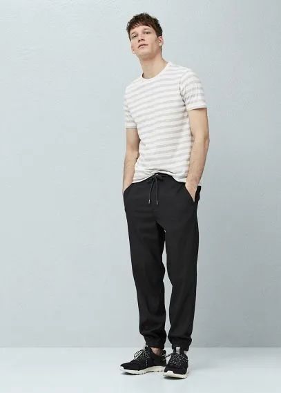 男士穿条纹T恤很小气?那是你对它不了解,这样穿优雅时髦